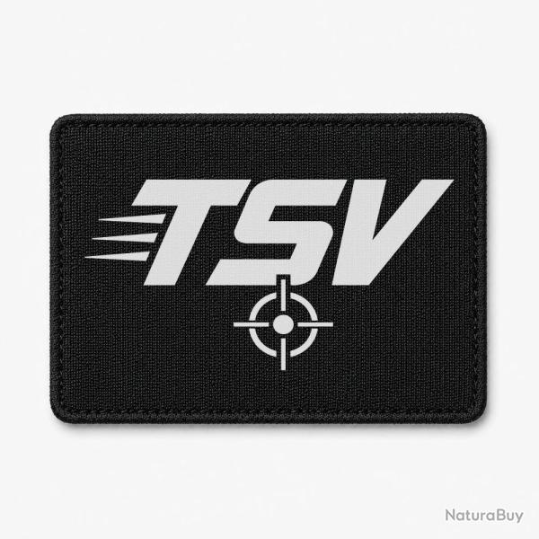 Patch Tir Sportif - TSV - Cible - Noir / Blanc