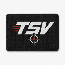 Patch Tir Sportif - TSV - Cible - Noir / Orange