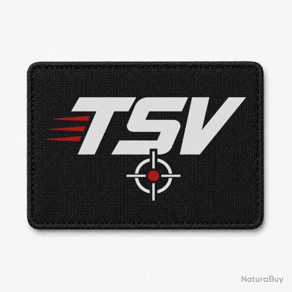 Patch Tir Sportif - TSV - Cible - Noir / Orange