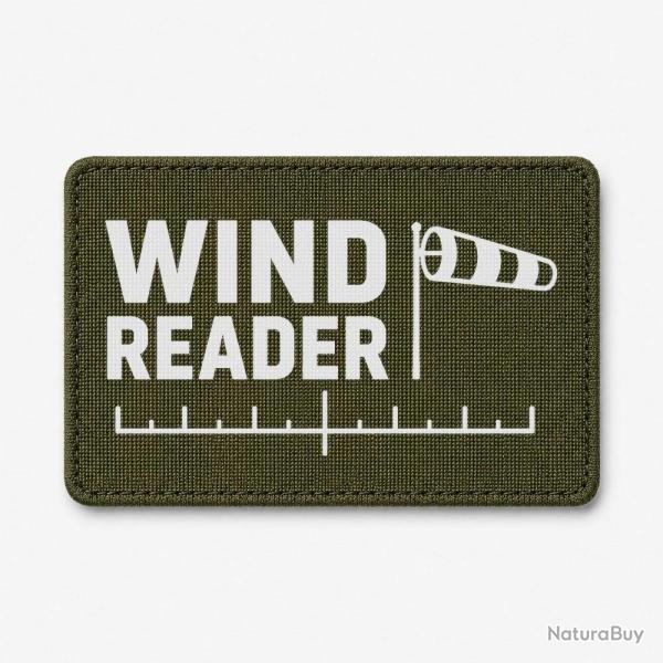 Patch Tir Sportif - Wind Reader - Manche � air - Olive / Blanc