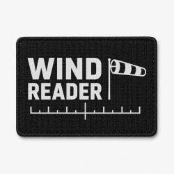 Patch Tir Sportif - Wind Reader - Manche &agrave; air - Noir / Blanc