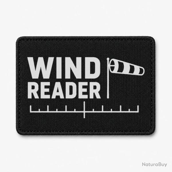 Patch Tir Sportif - Wind Reader - Manche � air - Noir / Blanc