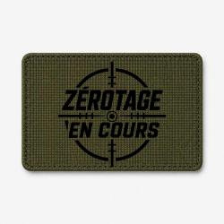 Patch Tir Sportif - Z&eacute;rotage en cours - Olive / Noir