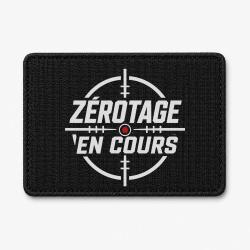 Patch Tir Sportif - Z&eacute;rotage en cours - Noir / Orange