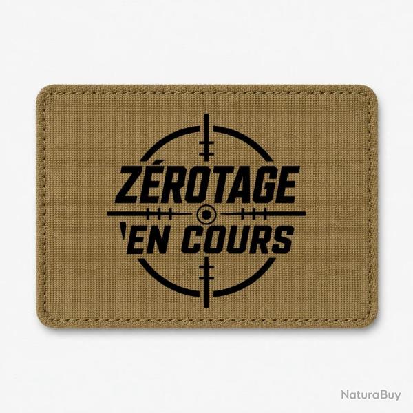 Patch Tir Sportif - Z�rotage en cours - Coyote / Noir