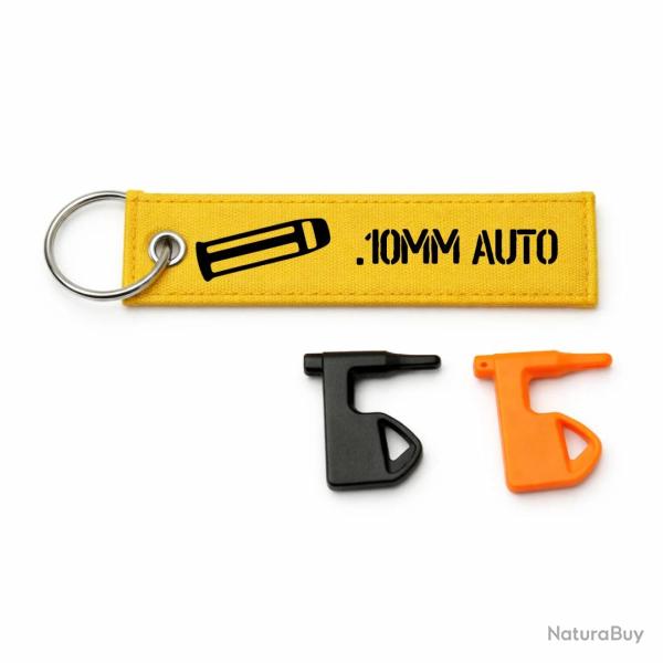 T�moin de chambre vide 10mm Auto - Jaune / Noir