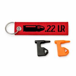 T&eacute;moin de chambre vide .22 LR - Rouge / Noir