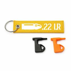 T&eacute;moin de chambre vide .22 LR - Jaune / Blanc