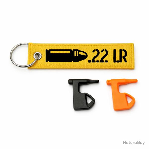 T�moin de chambre vide .22 LR - Jaune / Noir