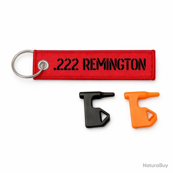 T�moin de chambre vide .222 Remington - Rouge / Noir