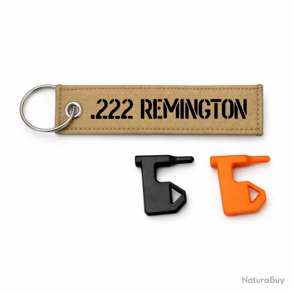 T�moin de chambre vide .222 Remington - Kaki / Noir
