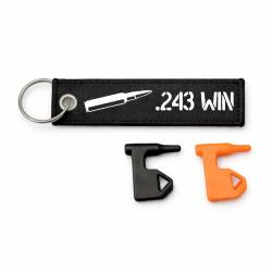 T&eacute;moin de chambre vide .243 Win - Noir / Blanc