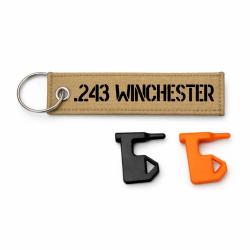 T&eacute;moin de chambre vide 243 Winchester - Kaki / Noir