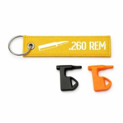 T&eacute;moin de chambre vide .260 Rem - Jaune / Blanc