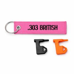 T&eacute;moin de chambre vide .303 British - Rose / Noir