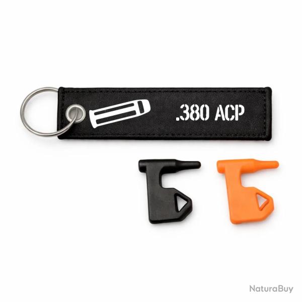 T�moin de chambre vide 380 ACP - Noir / Blanc