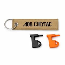 T&eacute;moin de chambre vide .408 CheyTac - Kaki / Noir