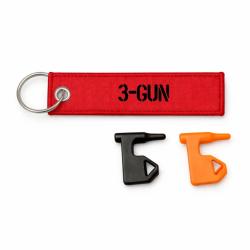 T&eacute;moin de chambre vide 3-Gun - Rouge / Noir