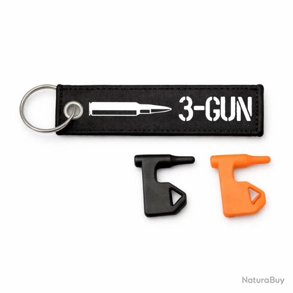 T�moin de chambre vide 3-Gun Cartouche - Noir / Blanc