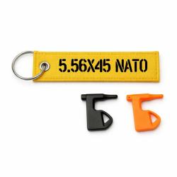 T&eacute;moin de chambre vide 5.56&times;45 NATO - Jaune / Noir
