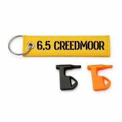 T&eacute;moin de chambre vide 6.5 Creedmoor - Jaune / Noir