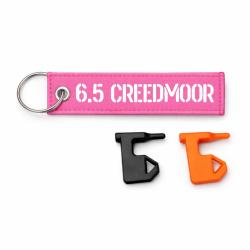 T&eacute;moin de chambre vide 6.5 Creedmoor - Rose / Blanc