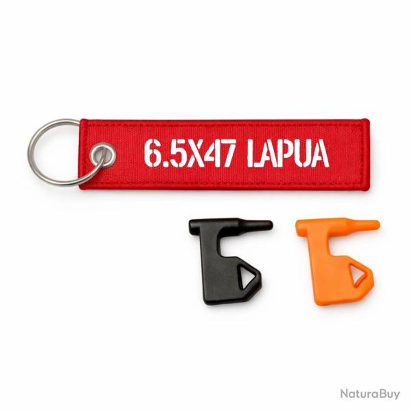 T�moin de chambre vide 6.5�47 Lapua - Rouge / Blanc