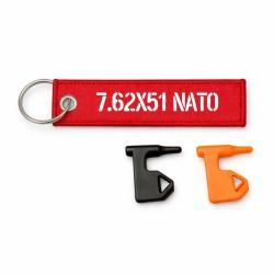 T&eacute;moin de chambre vide 7.62&times;51 NATO - Rouge / Blanc