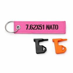 T&eacute;moin de chambre vide 7.62&times;51 NATO - Rose / Noir