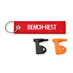T&eacute;moin de chambre vide Bench-Rest - Rouge / Blanc