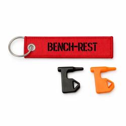 T&eacute;moin de chambre vide Bench-Rest - Rouge / Noir