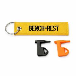 T&eacute;moin de chambre vide Bench-Rest - Jaune / Noir