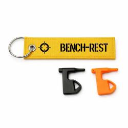 T&eacute;moin de chambre vide Bench-Rest Cible - Jaune / Noir