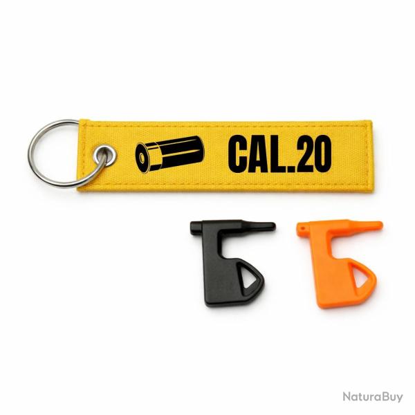 T�moin de chambre vide Cal.20 - Jaune / Noir