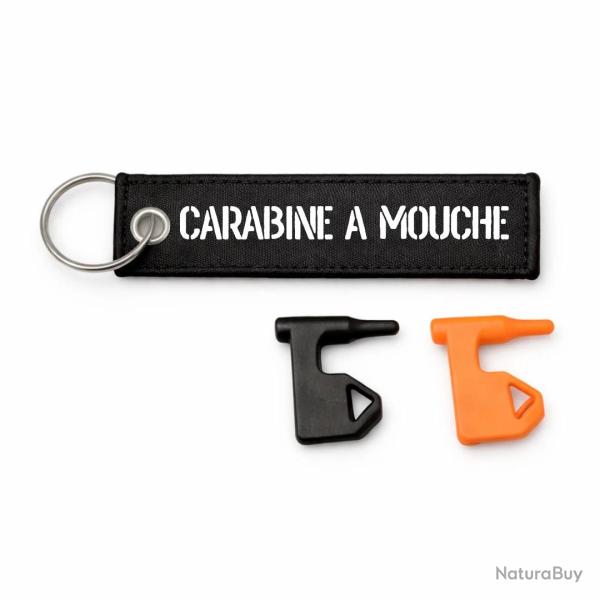 T�moin de chambre vide Carabine � Mouche - Noir / Blanc