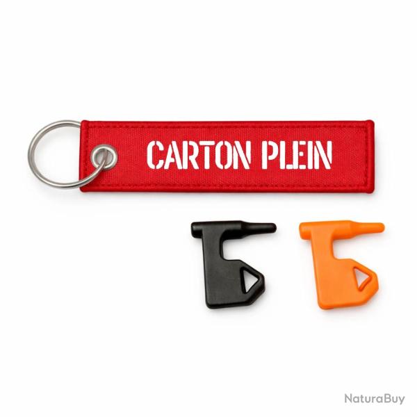 T�moin de chambre vide Carton Plein - Rouge / Blanc