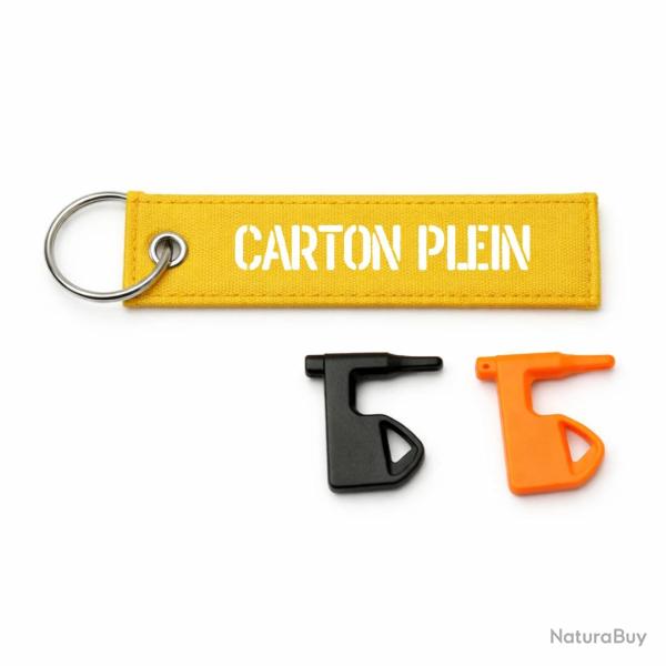 T�moin de chambre vide Carton Plein - Jaune / Blanc