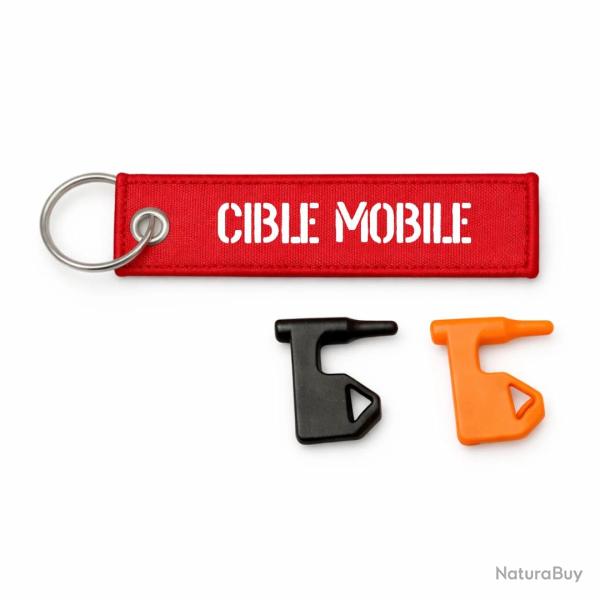 T�moin de chambre vide Cible Mobile - Rouge / Blanc