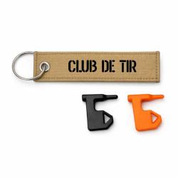 T&eacute;moin de chambre vide Club De Tir - Kaki / Noir