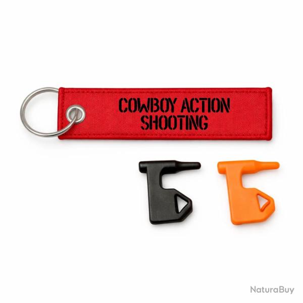 T�moin de chambre vide Cowboy Action Shooting - Rouge / Noir