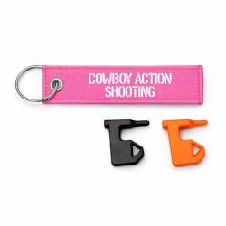 T&eacute;moin de chambre vide Cowboy Action Shooting - Rose / Blanc