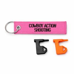 T&eacute;moin de chambre vide Cowboy Action Shooting - Rose / Noir