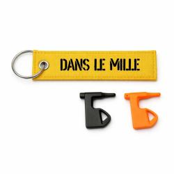 T&eacute;moin de chambre vide Dans Le Mille - Jaune / Noir