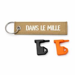 T&eacute;moin de chambre vide Dans Le Mille - Kaki / Blanc