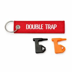 T&eacute;moin de chambre vide Double Trap - Rouge / Blanc