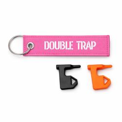 T&eacute;moin de chambre vide Double Trap - Rose / Blanc