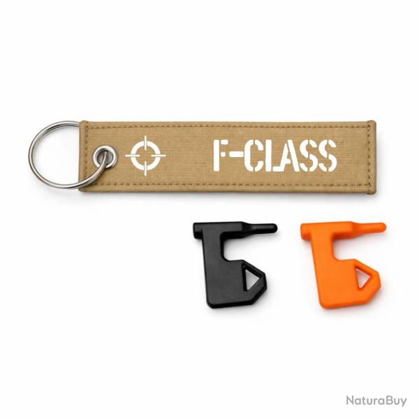 T�moin de chambre vide F-Class Cible - Kaki / Blanc
