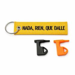 T&eacute;moin de chambre vide Nada, Rien, Que Dalle - Jaune / Noir
