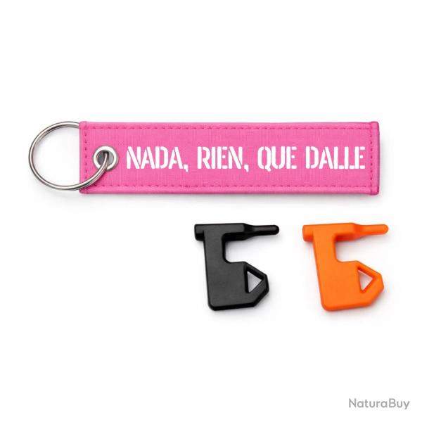 T�moin de chambre vide Nada, Rien, Que Dalle - Rose / Blanc