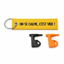 T&eacute;moin de chambre vide On Se Calme, C'est Vide - Jaune / Noir